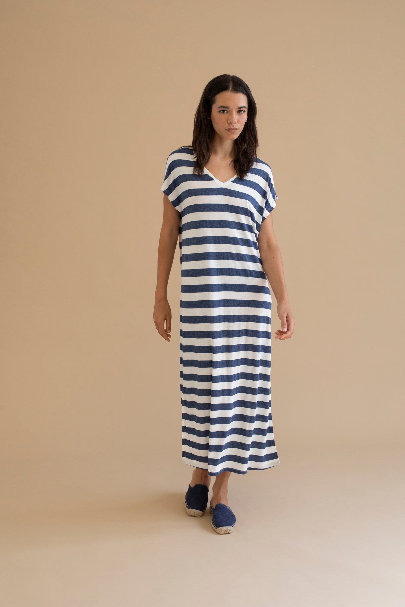 Mus & Bombon Senses Stripes Dress-Womens-Ohh! By Gum - Shop Sustainable