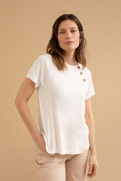 Mus & Bombon Solta White Top-Womens-Ohh! By Gum - Shop Sustainable