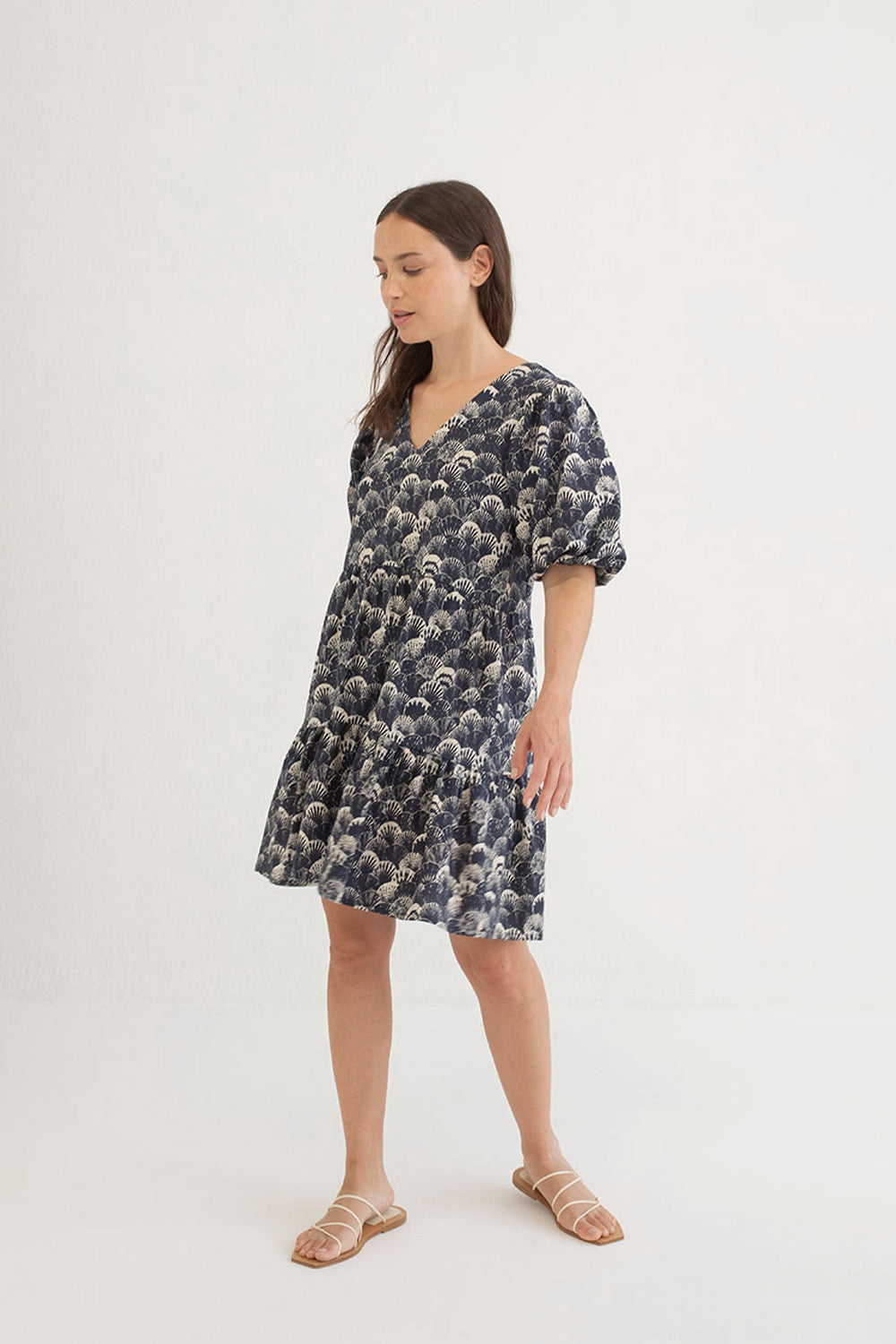 Mus & Bombon Tiree Navy Dress-Womens-Ohh! By Gum - Shop Sustainable