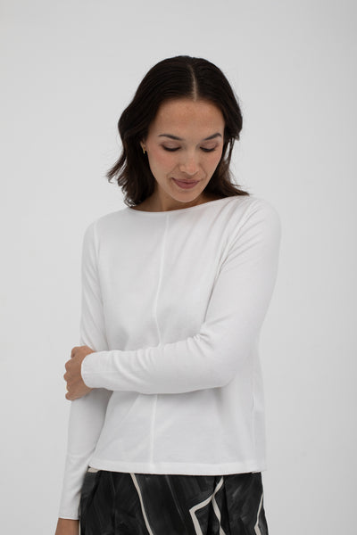 Mus & Bombon White Leith Top