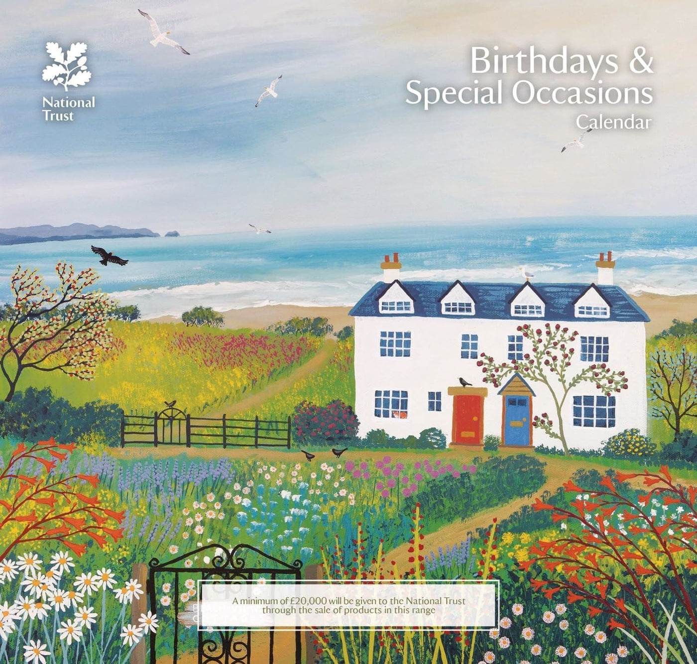 National Trust Jo Grundy Birthdays Perpetual Calendar-Books-Ohh! By Gum - Shop Sustainable