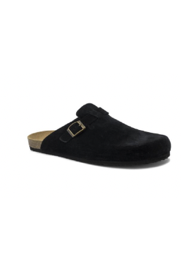 Natural World Black Clogs