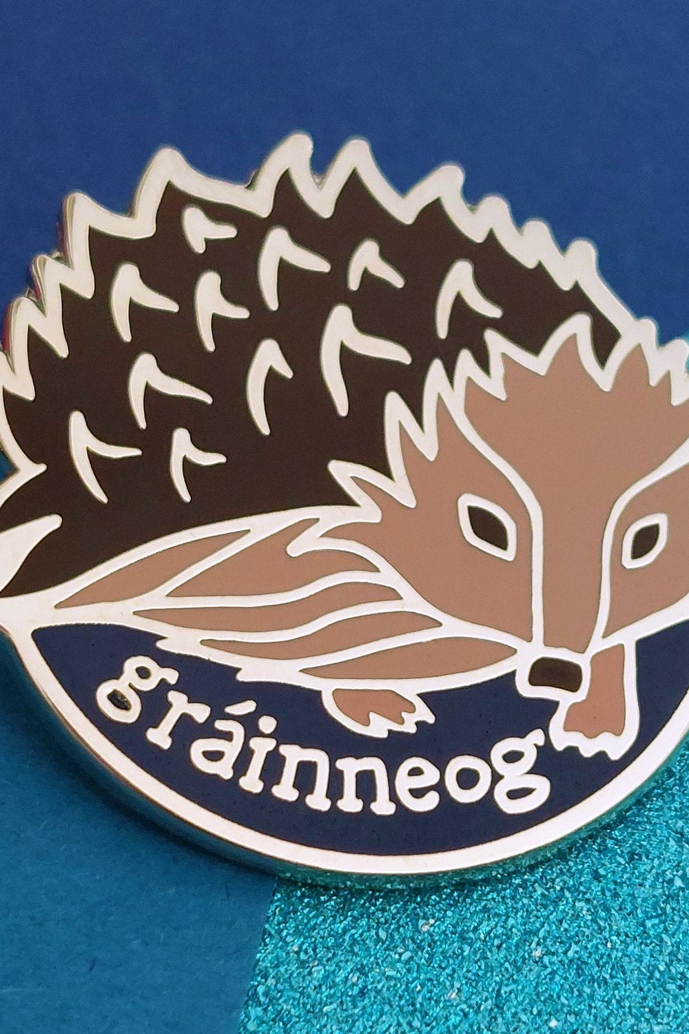 Nine Arrow Gráinneog | Hedgehog- Enamel Pin-Gifts-Ohh! By Gum - Shop Sustainable