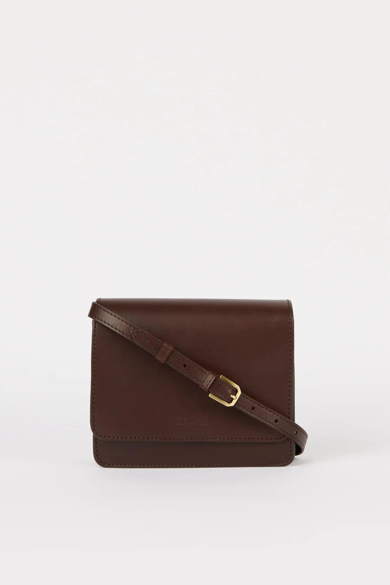 O MY BAG Audrey Mini ­ Chocolate Classic Leather