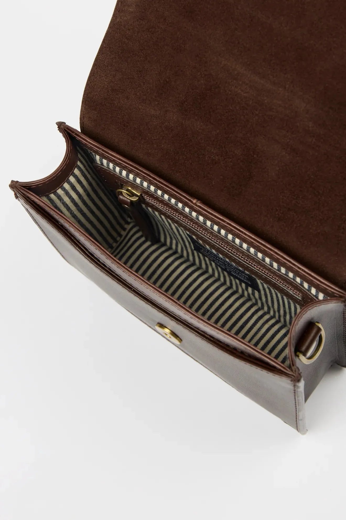 O MY BAG Audrey Mini ­ Chocolate Classic Leather