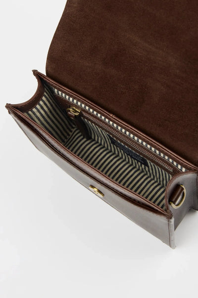 O MY BAG Audrey Mini ­ Chocolate Classic Leather