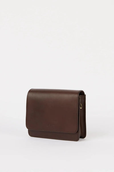 O MY BAG Audrey Mini ­ Chocolate Classic Leather