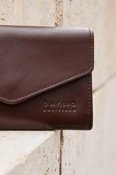 O MY BAG Jo's Purse ­Chocolate Classic Leather