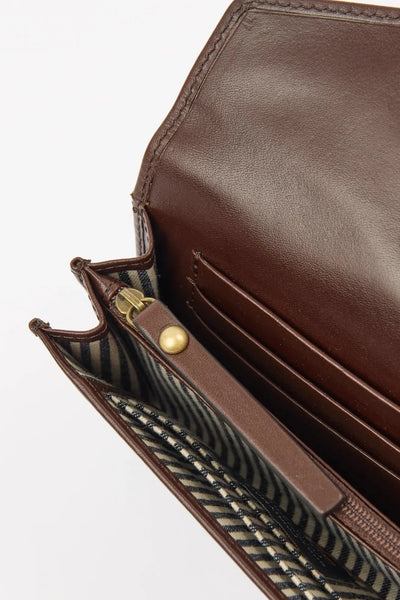 O MY BAG Jo's Purse ­Chocolate Classic Leather