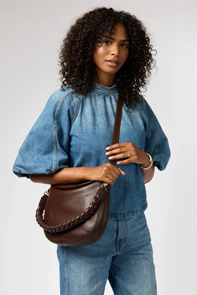 O MY BAG Lana ­Chocolate Soft Grain