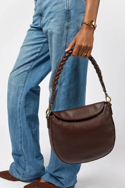 O MY BAG Lana ­Chocolate Soft Grain