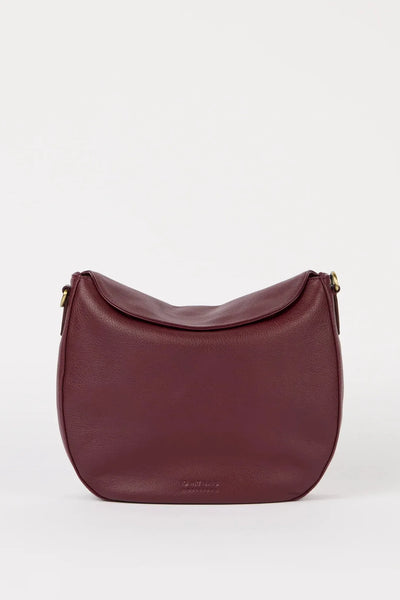 O MY BAG Lana ­Dark Cherry Soft Grain
