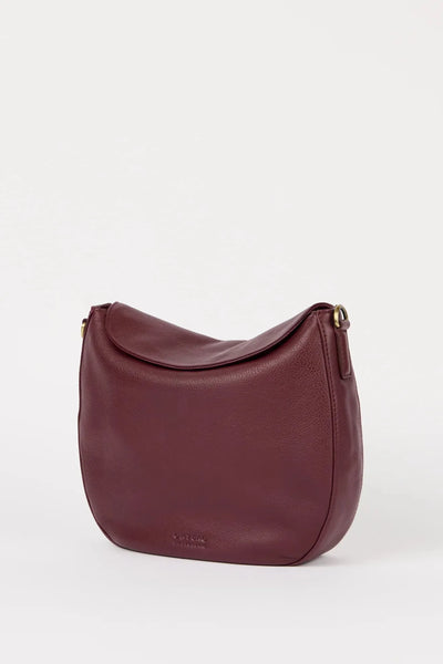 O MY BAG Lana ­Dark Cherry Soft Grain