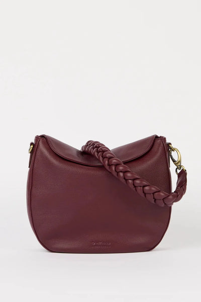 O MY BAG Lana ­Dark Cherry Soft Grain