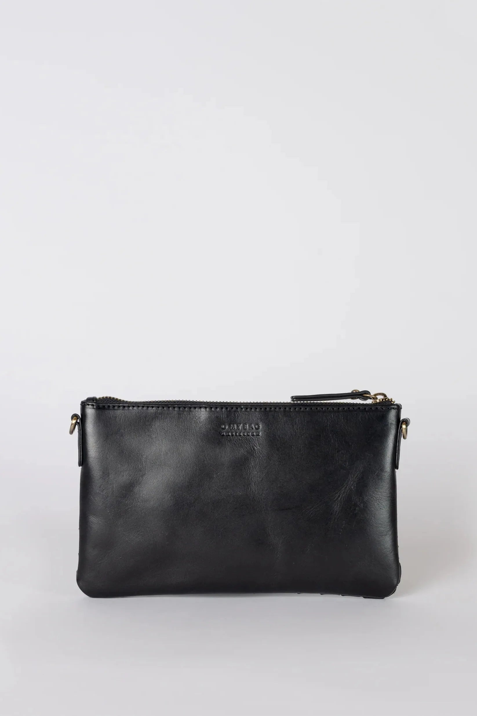 O MY BAG Lexi ­ Black Woven Classic Leather