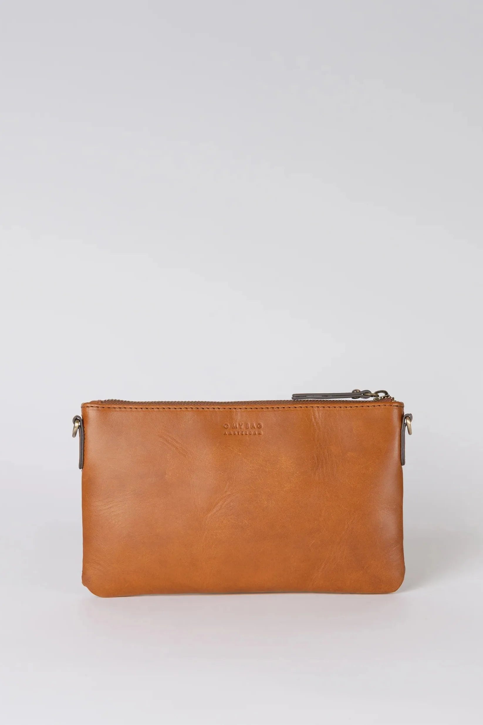 O MY BAG Lexi ­Cognac Woven Classic Leather