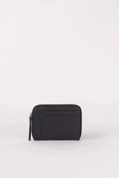 O MY BAG Robbie Wallet ­Black Soft Grain