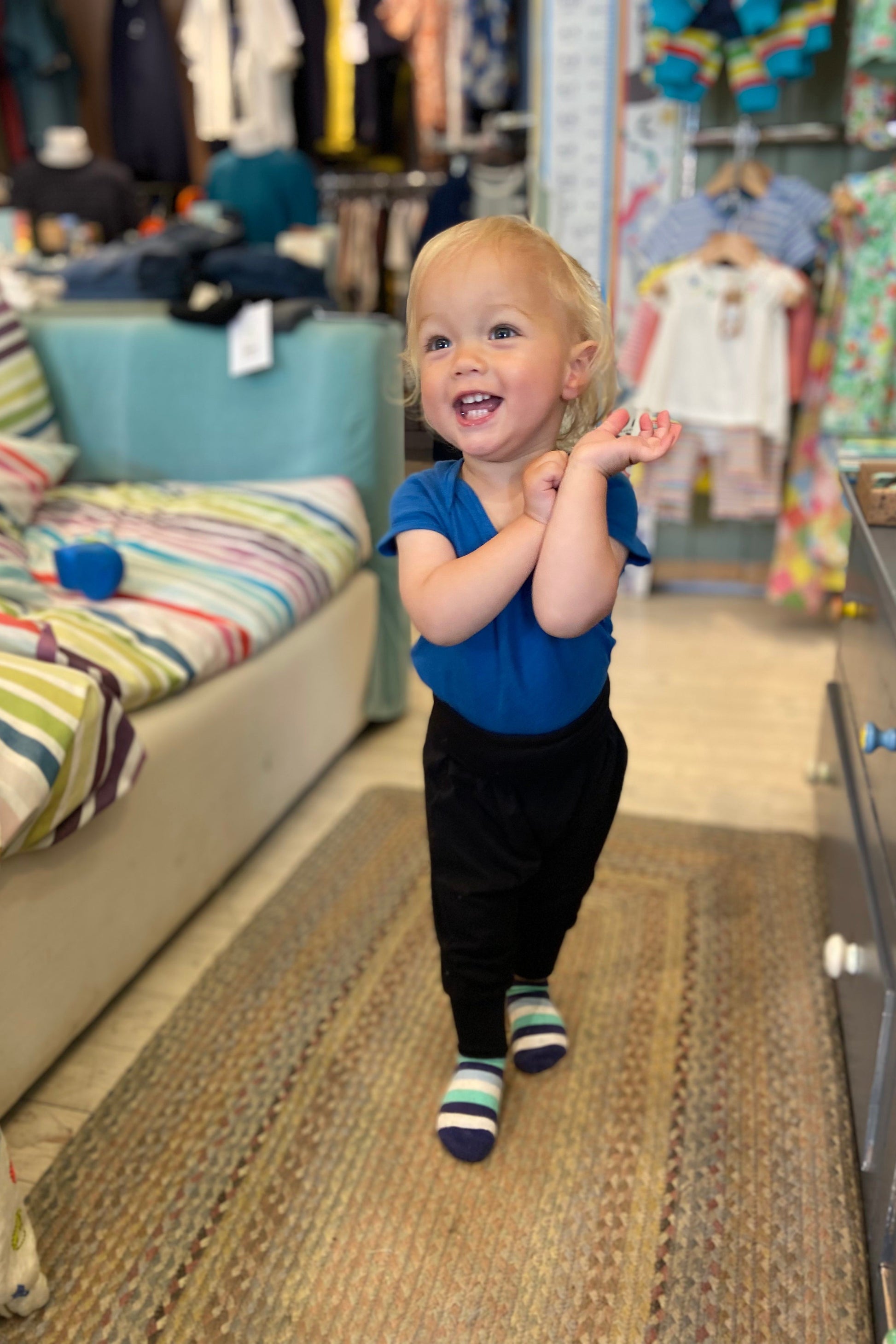 OBG Mini Willows in Black Organic Cotton-Kids-Ohh! By Gum - Shop Sustainable