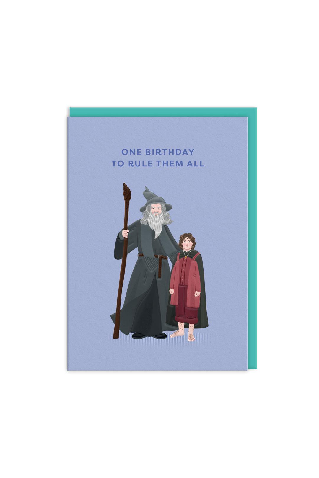 Ohh Deer Gandalf and Frodo Greeting Card