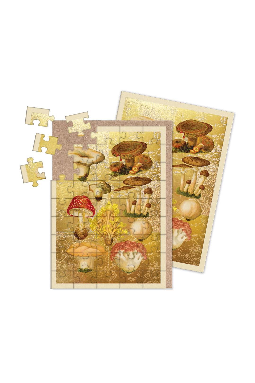 Ohh Deer Fungi Collection Jigsaw Greeting Card (A6)