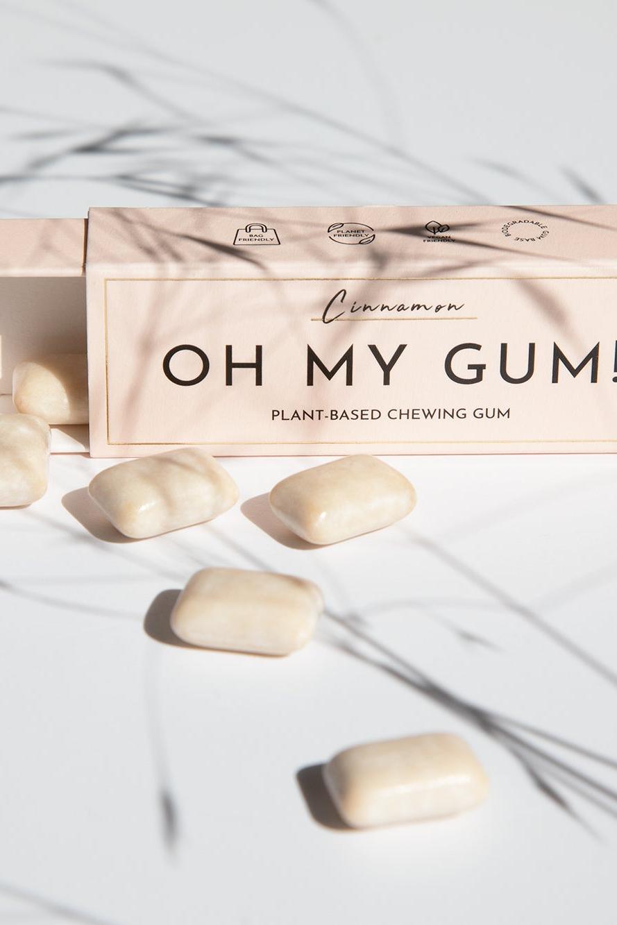 OH MY GUM! Cinnamon plant-based chewing Gum