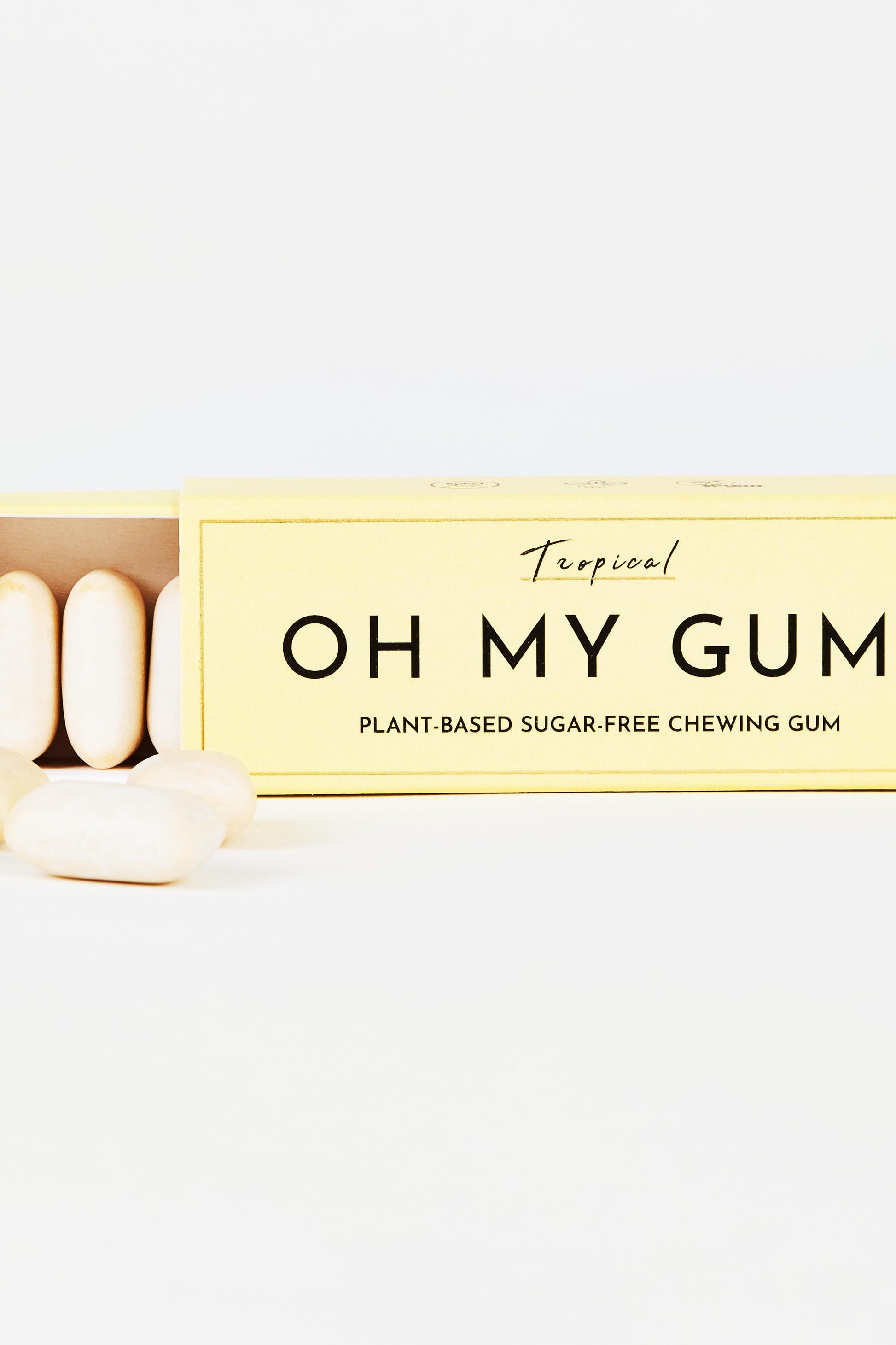 OH MY GUM! Tropical plant based sugar free Chewing Gum 