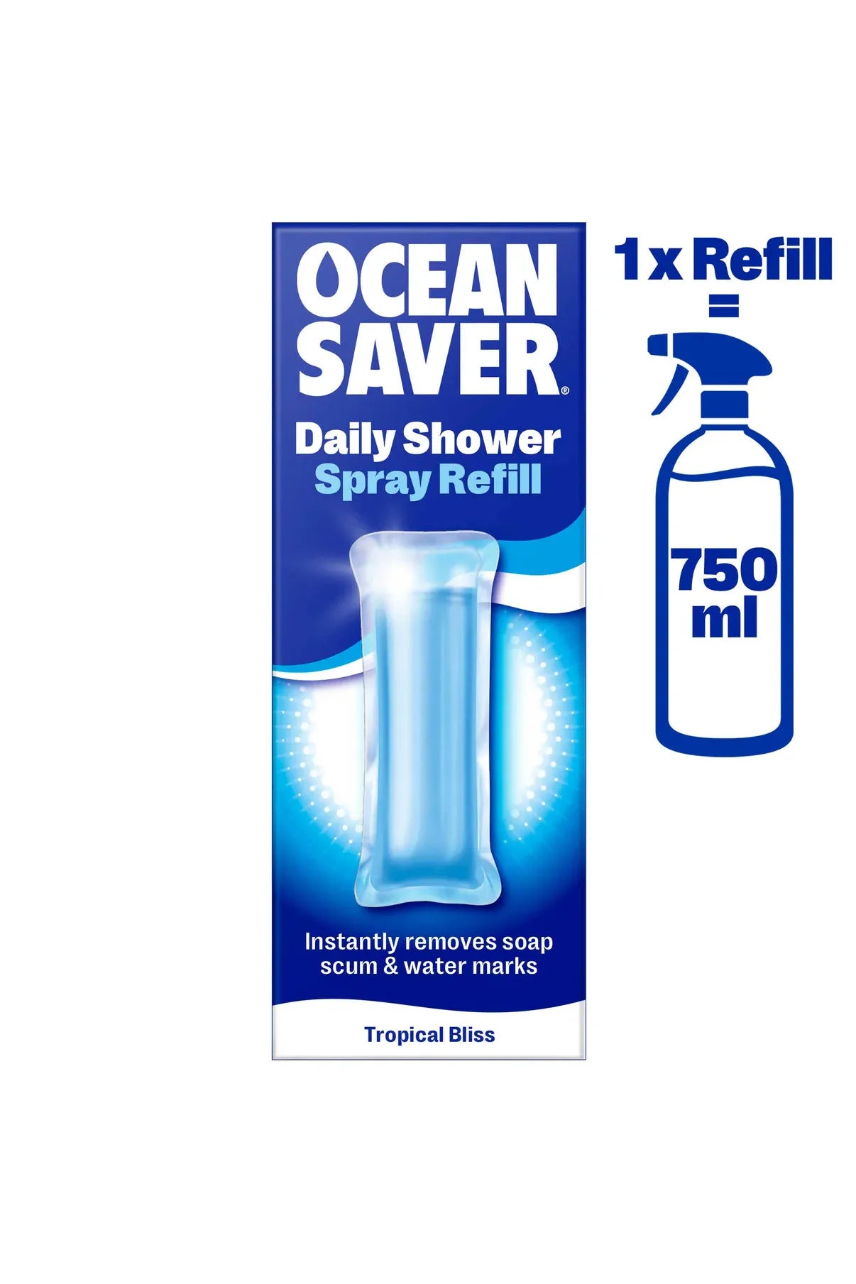 Ocean Saver Shower Cleaner EcoDrops - Ohh! By Gum
