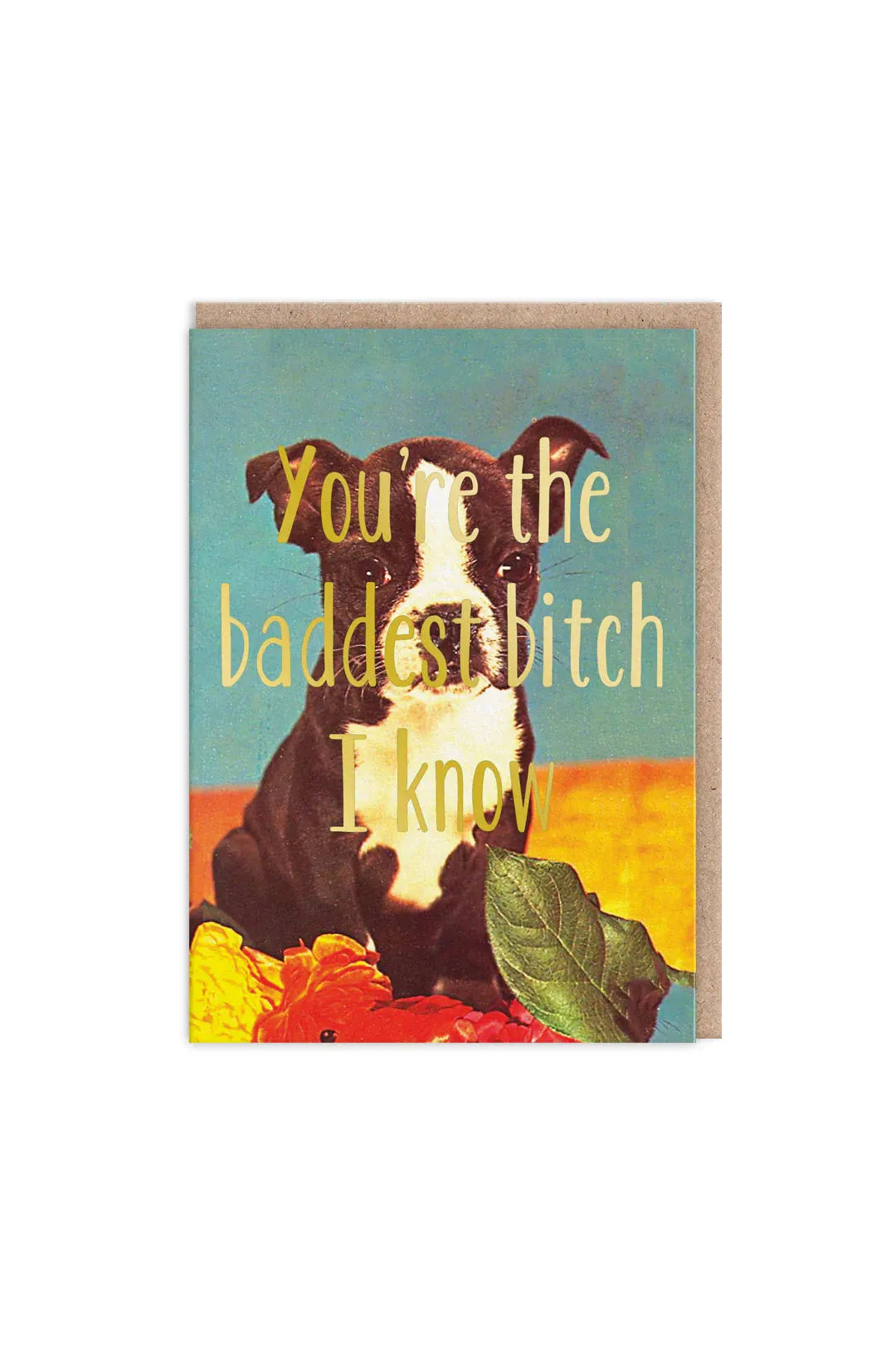 Ohh Deer Baddest Bitch I Know Greeting Card