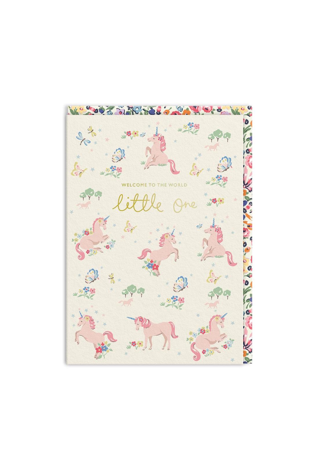 Ohh Deer Cath Kidston Hello Little One Unicorn Greeting Card