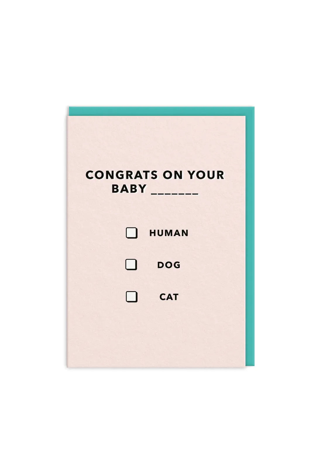 Ohh Deer Congrats On Your Baby INSERT HERE Greeting Card