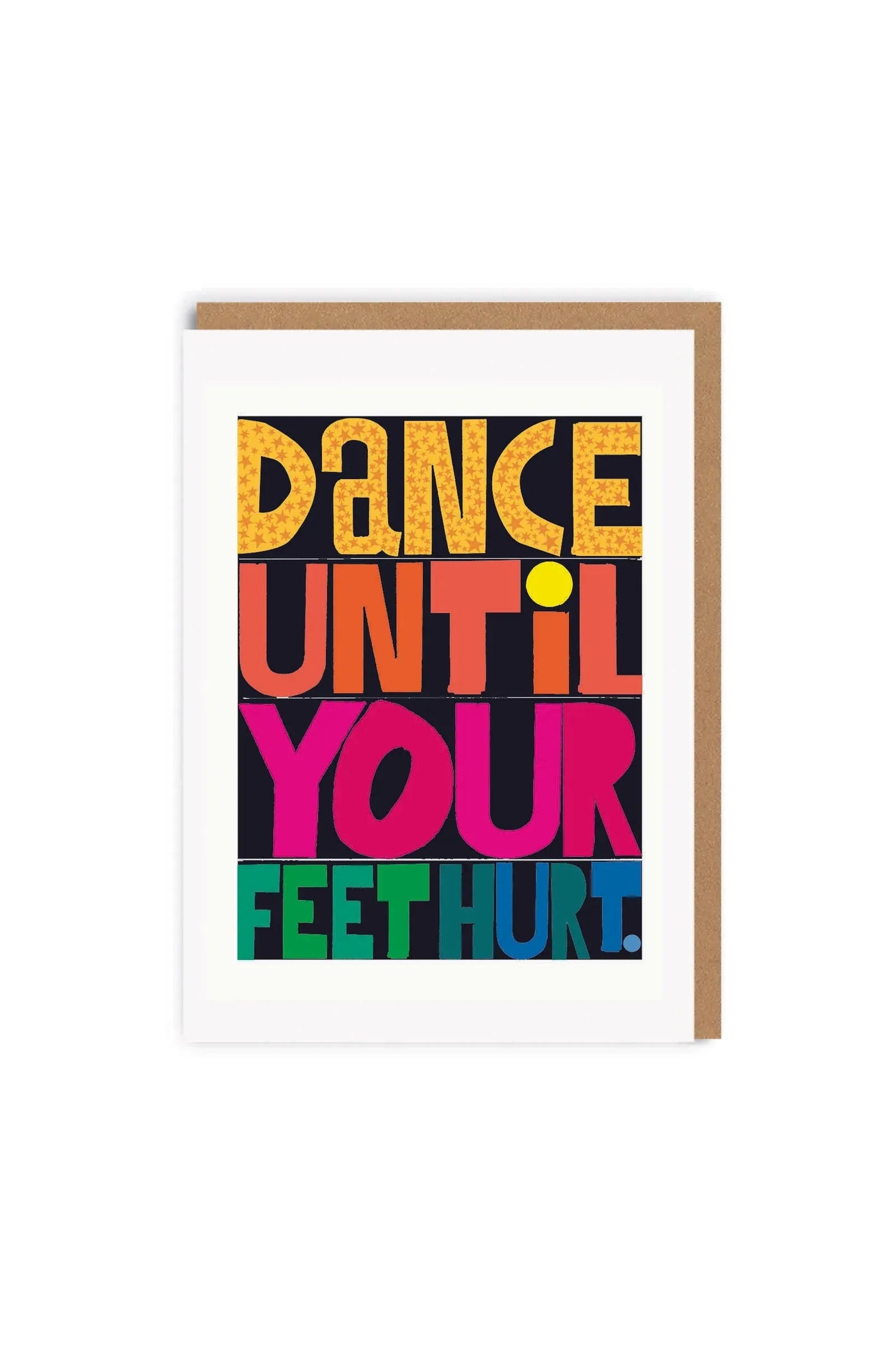 Ohh Deer Dance Until Your Feet Hurt Greeting Card
