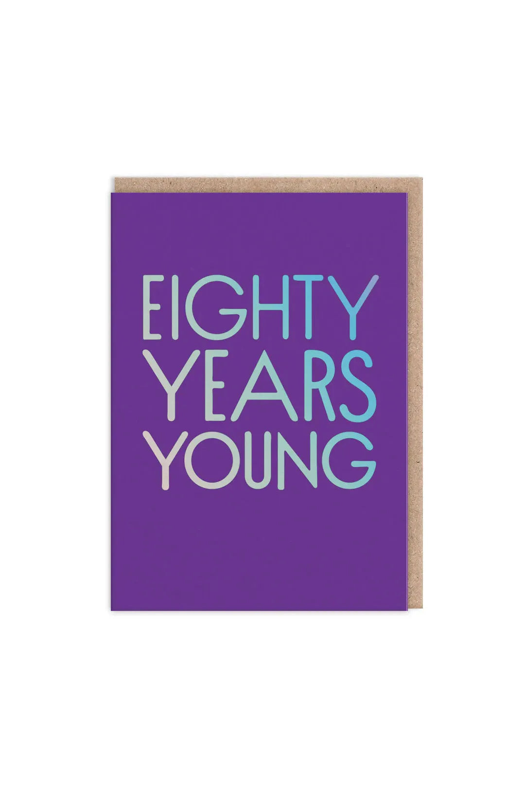 Ohh Deer Eighty Years Young Birthday Card