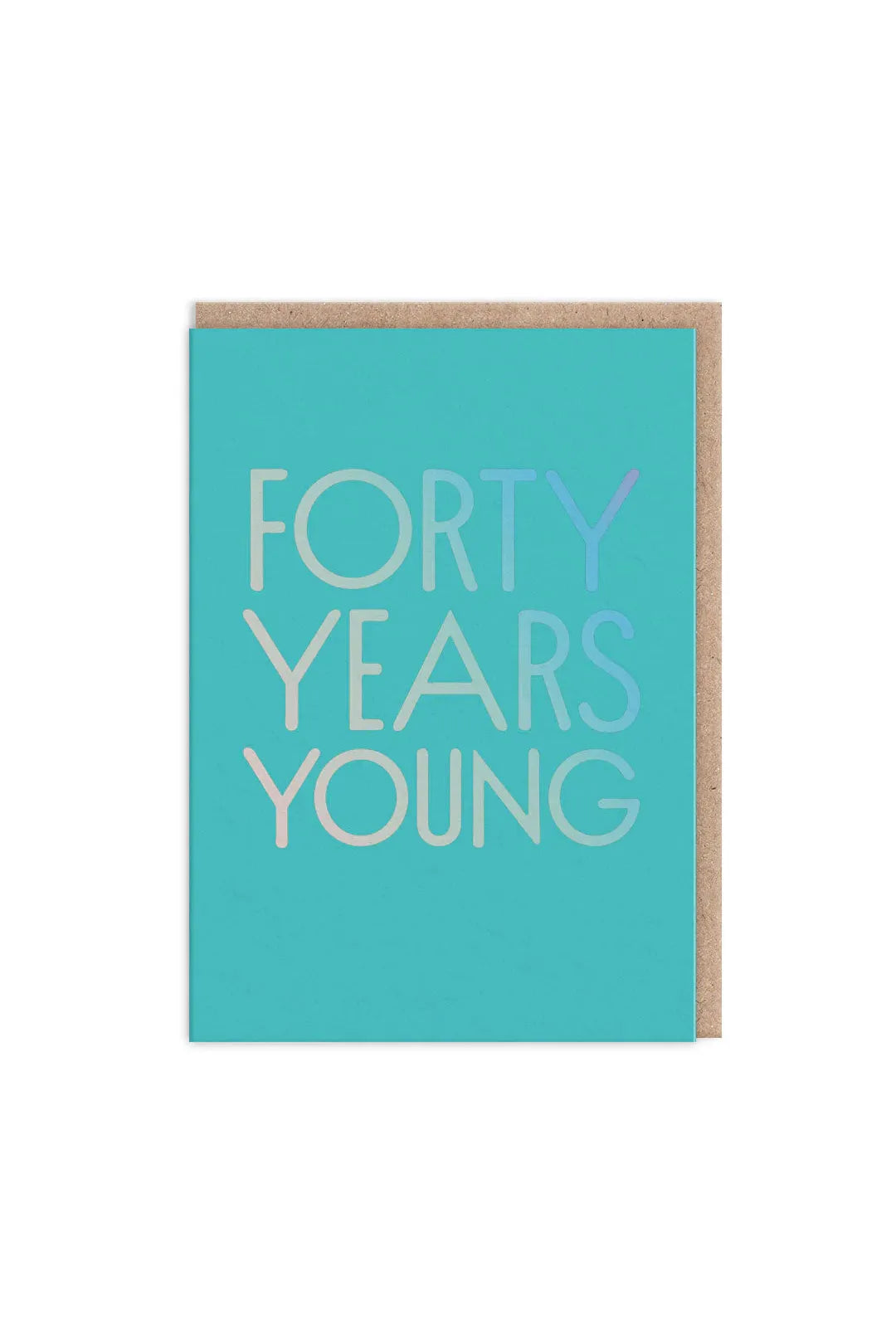 Ohh Deer Forty Years Young Birthday Card