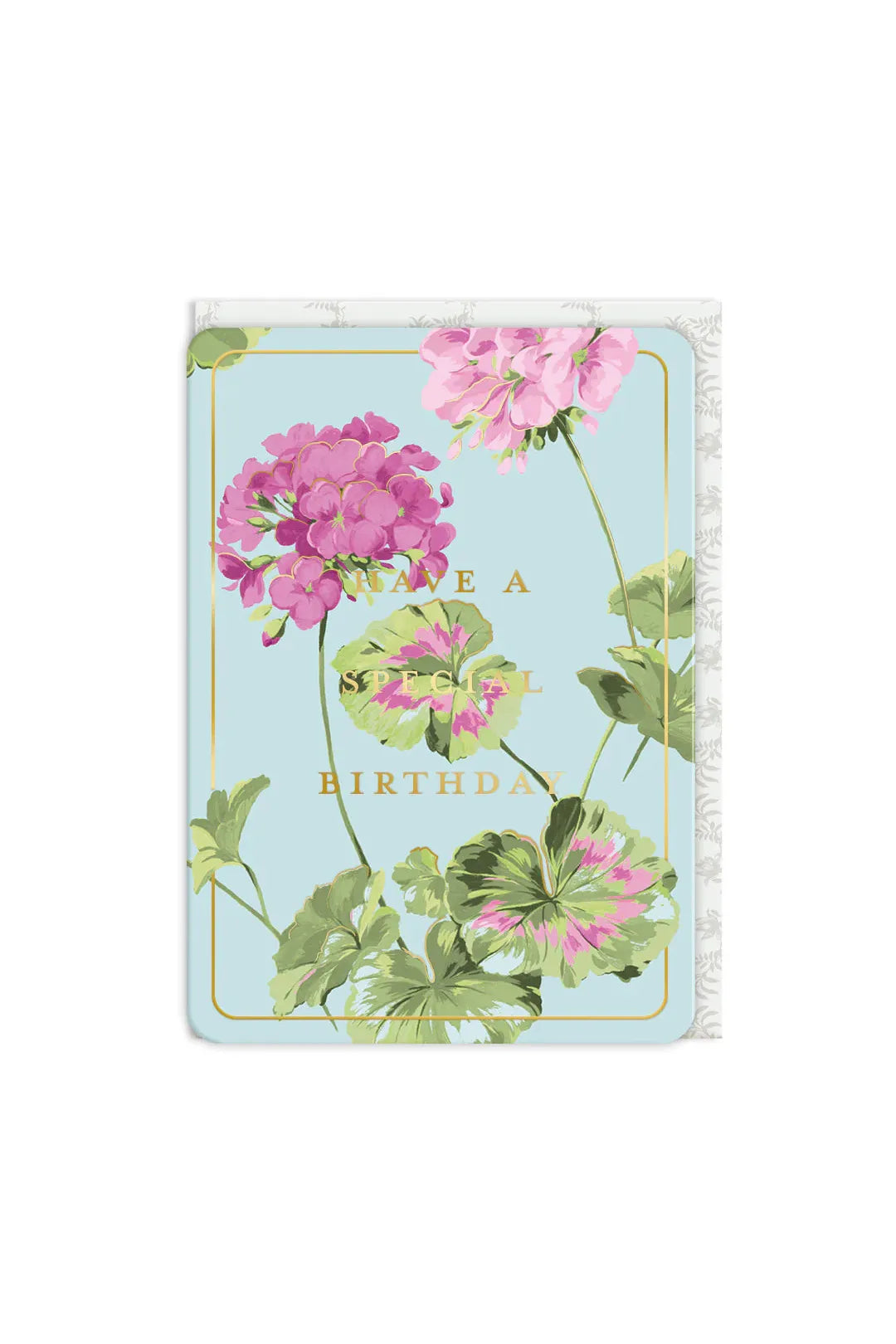 Ohh Deer Geranium Greeting Card