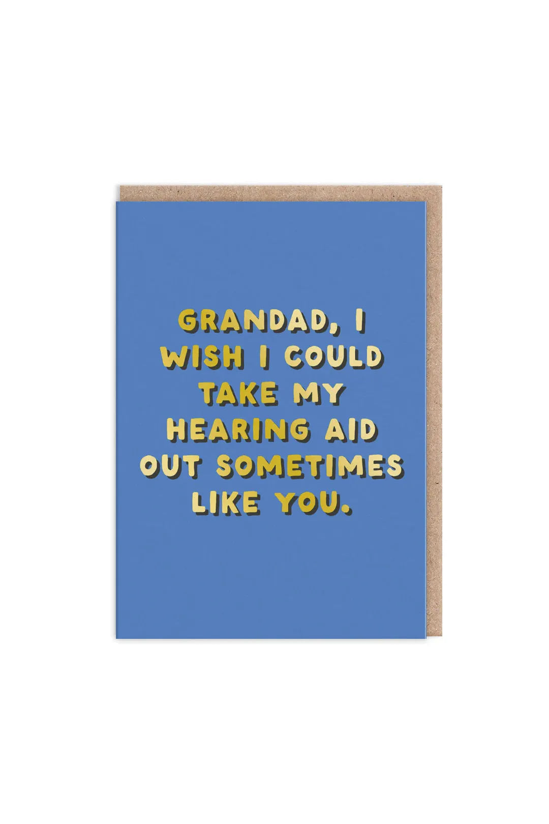 Ohh Deer Grandad - Hearing Aid Greeting Card