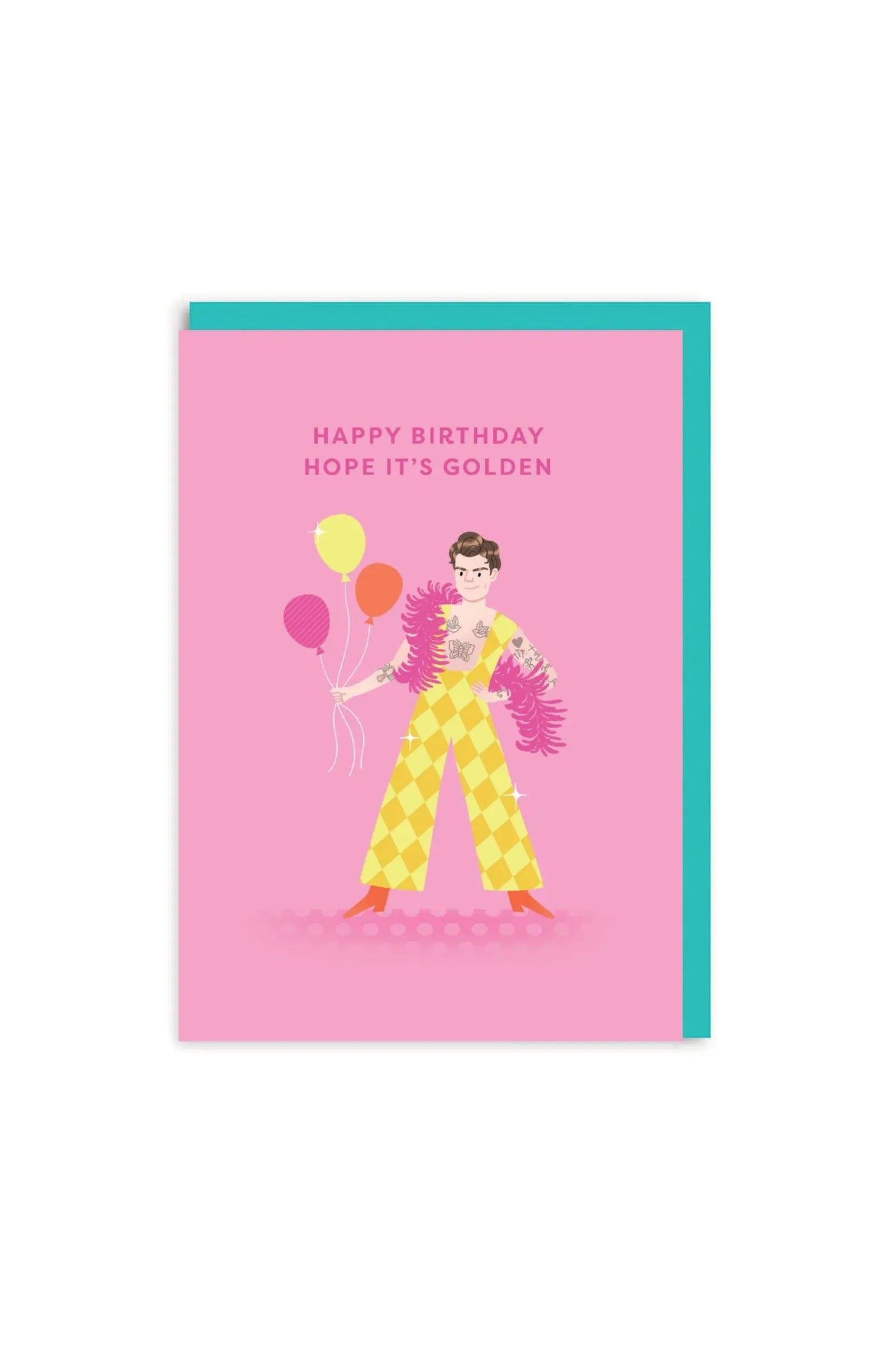 Ohh Deer Harry Styles Golden Birthday Card