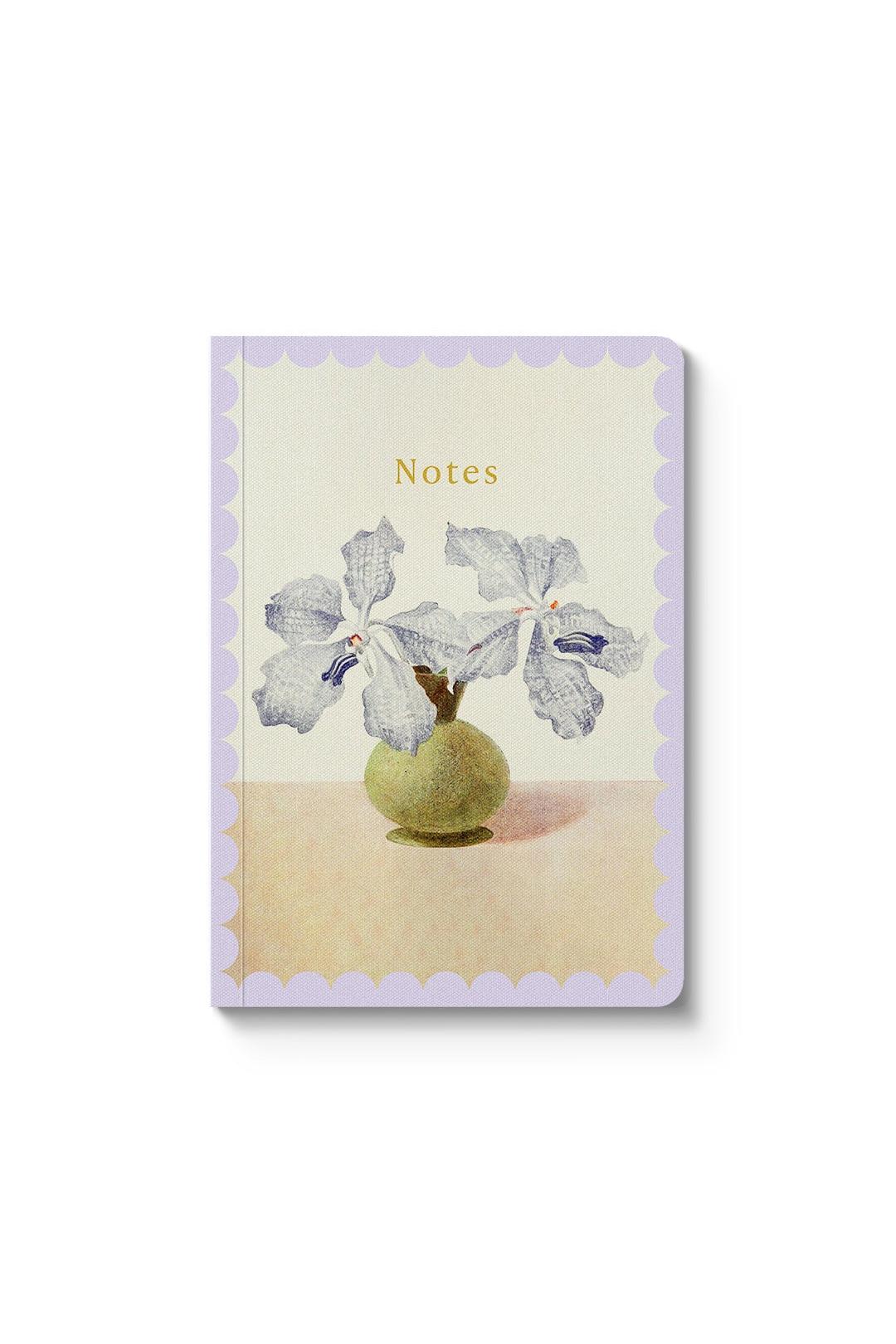 Ohh Deer Kaleido Lilac Orchid Paperback Notebook (A6)