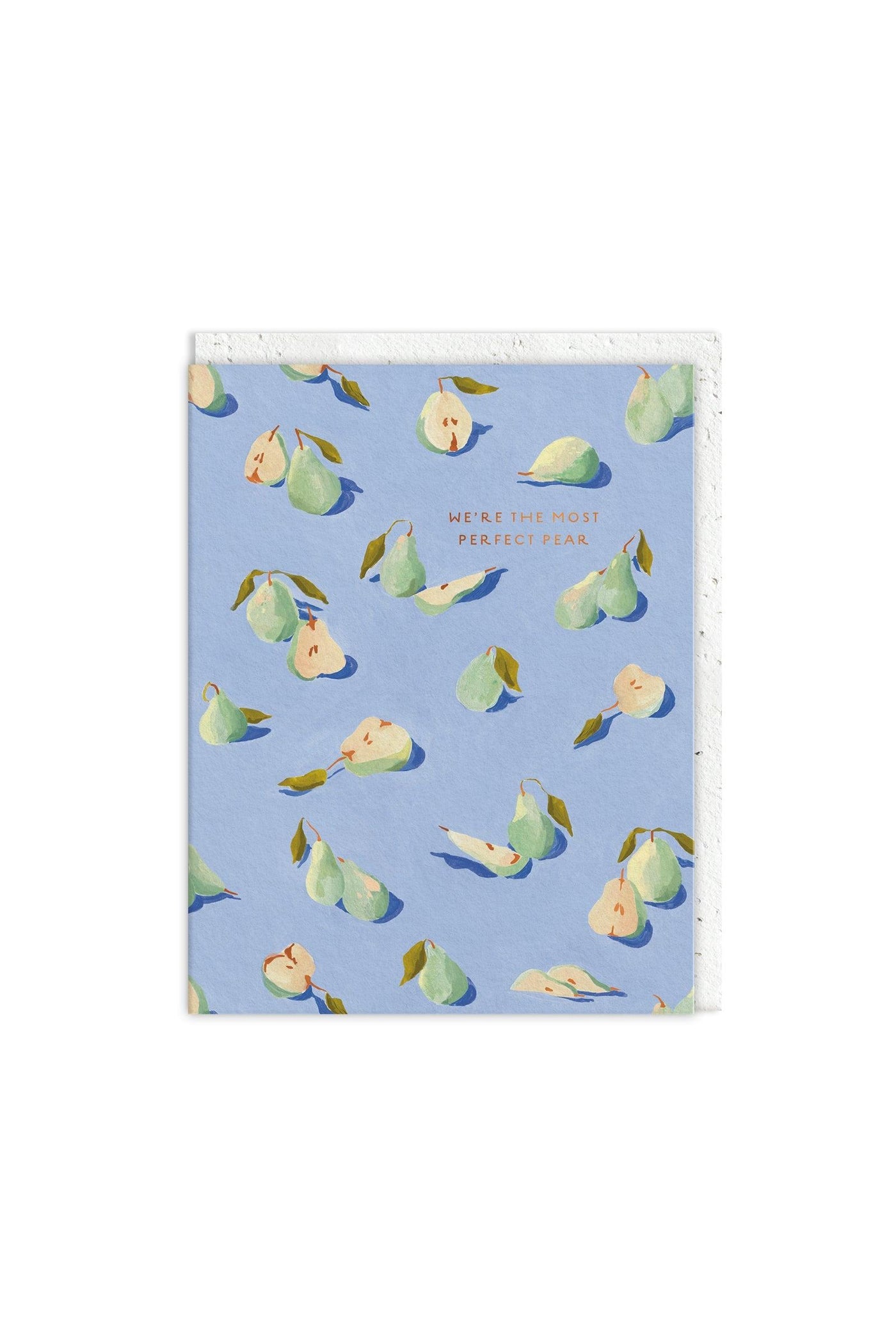 Ohh Deer Most Perfect Pear Greeting Card