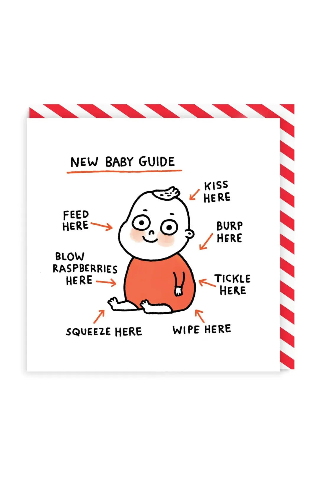 Ohh Deer New Baby Guide Greeting Card