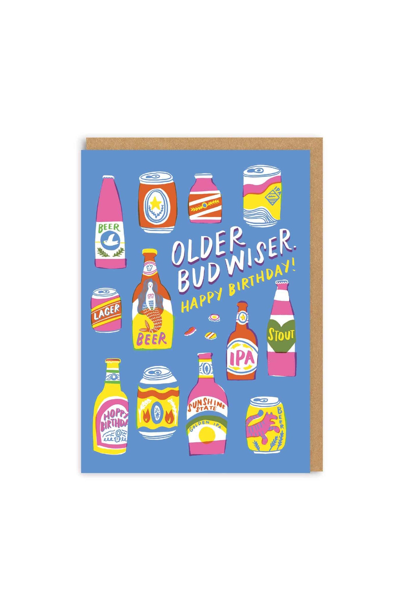 Ohh Deer Older Budwiser Birthday Card