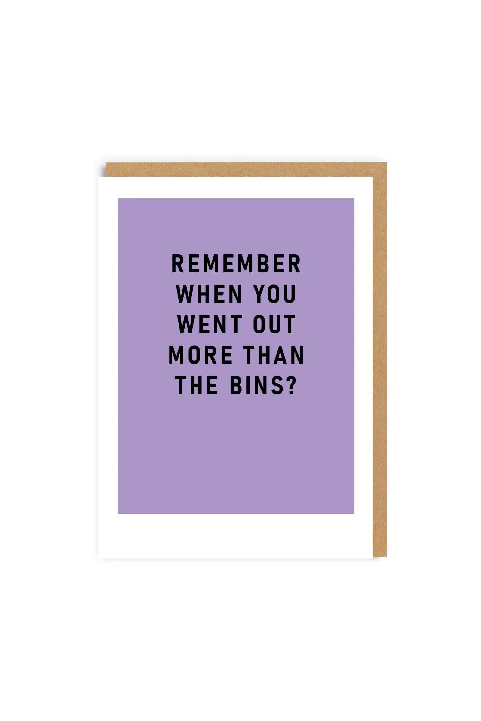 Ohh Deer Out More Than The Bins Birthday Card - Ohh! By Gum