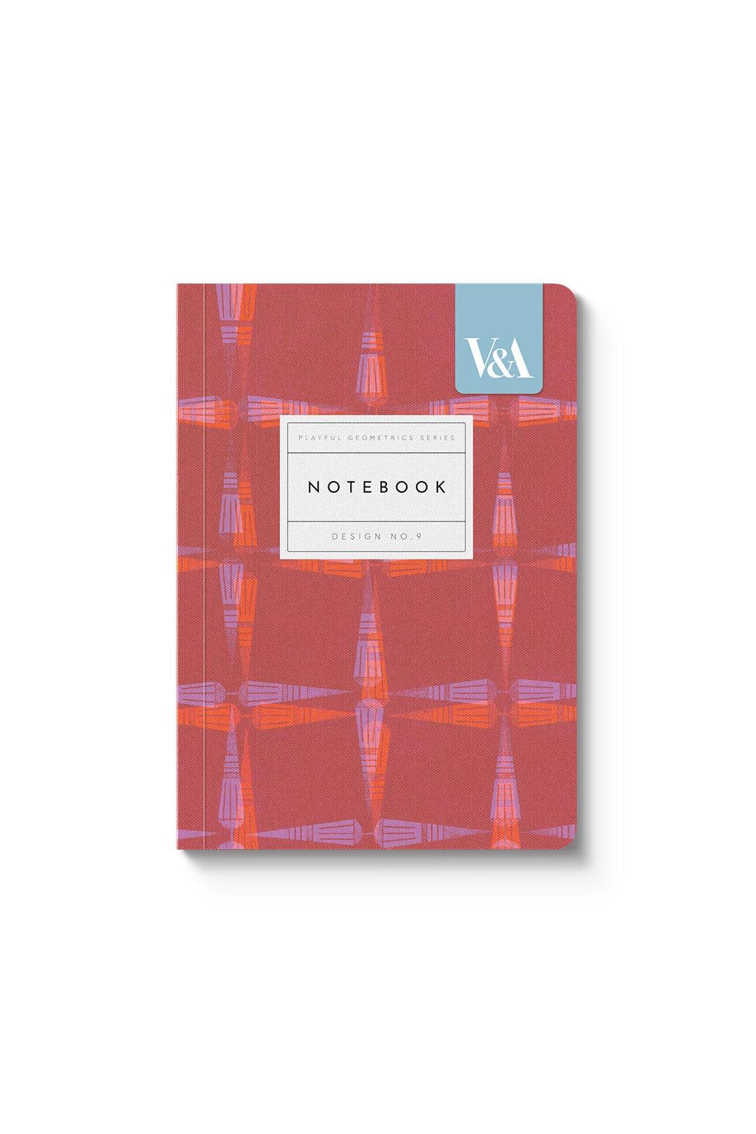 Ohh Deer Playful Geometrics Deco Gold Premium Paperback Notebook (A6)