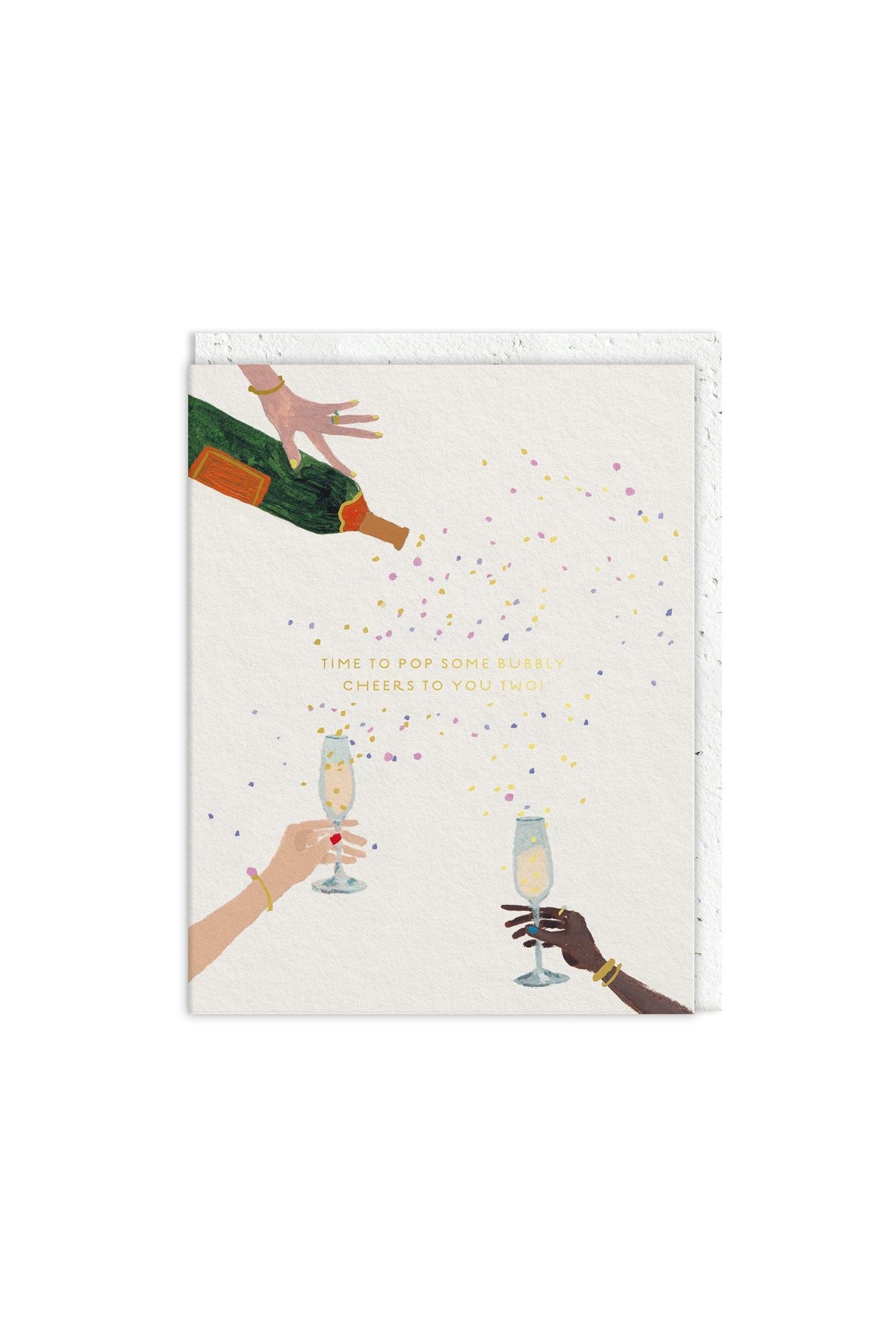 Ohh Deer Pop Some Bubbly Greeting Card