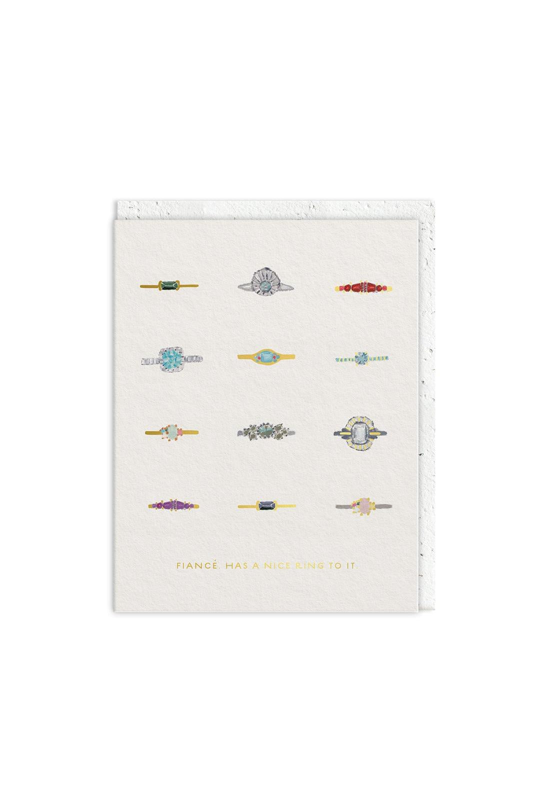 Ohh Deer Ring to it Greeting Card