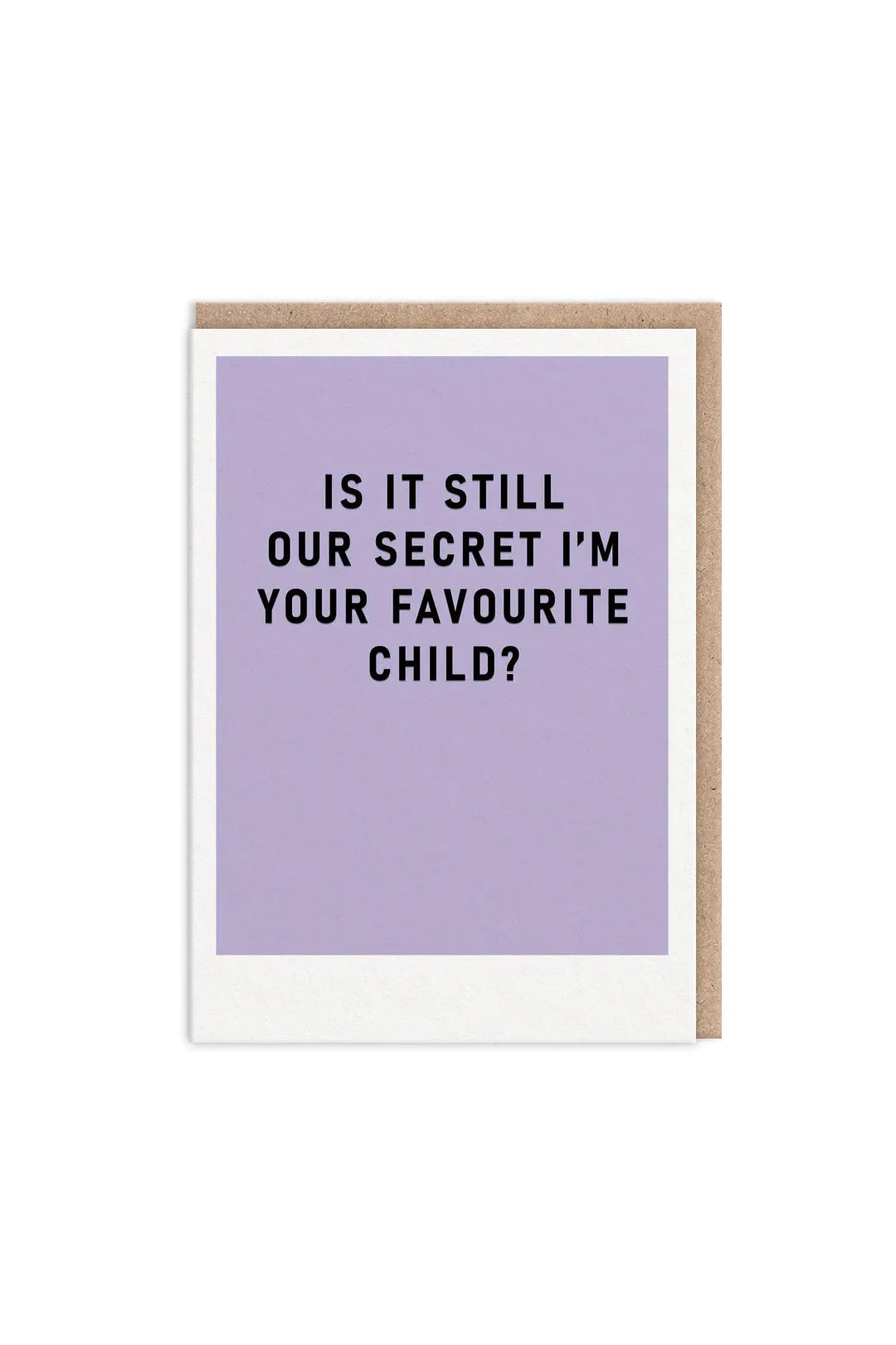 Ohh Deer Secret Favourite Child Mother's Day Card - Ohh! By Gum
