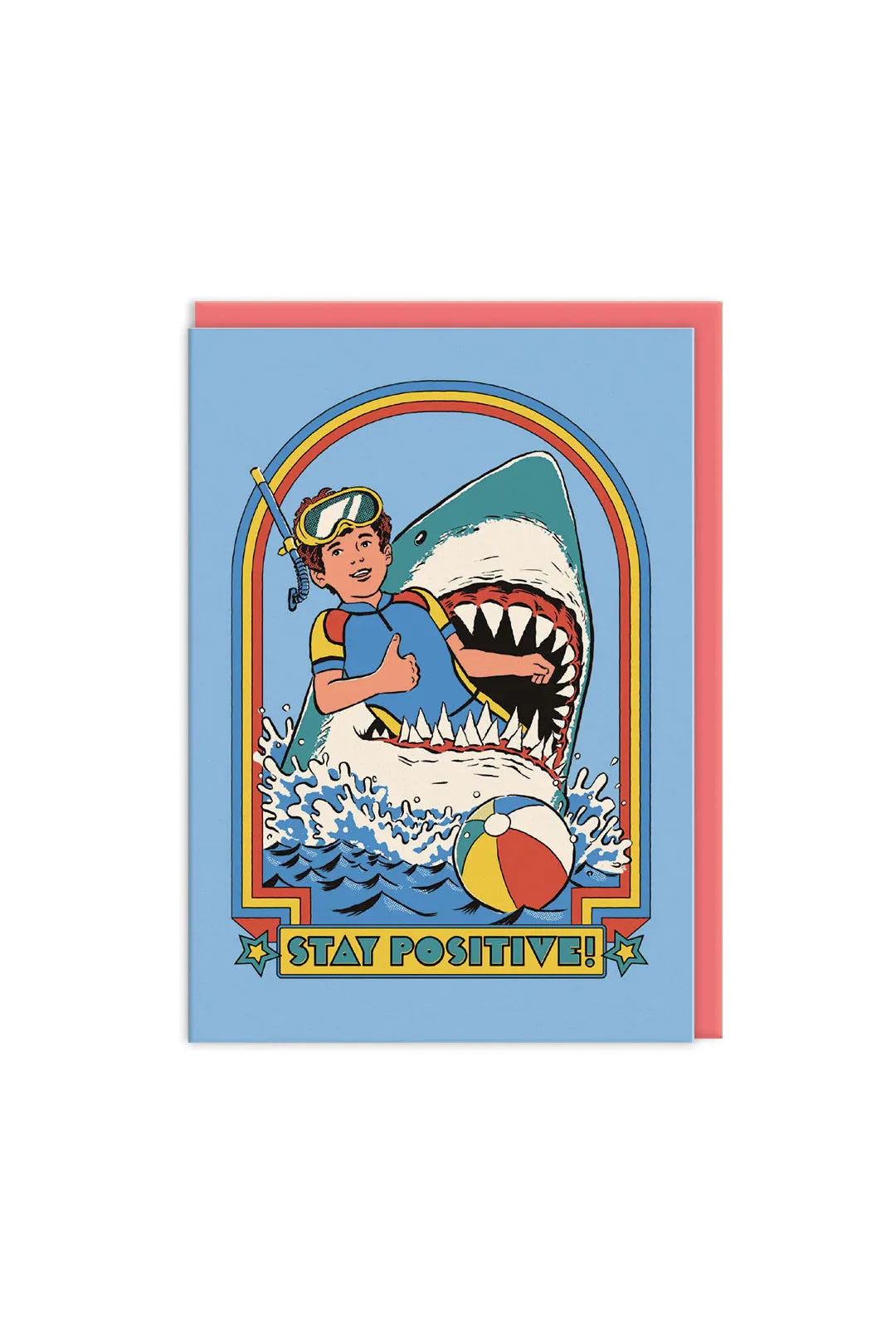 Ohh Deer Stay Positive Greeting Card