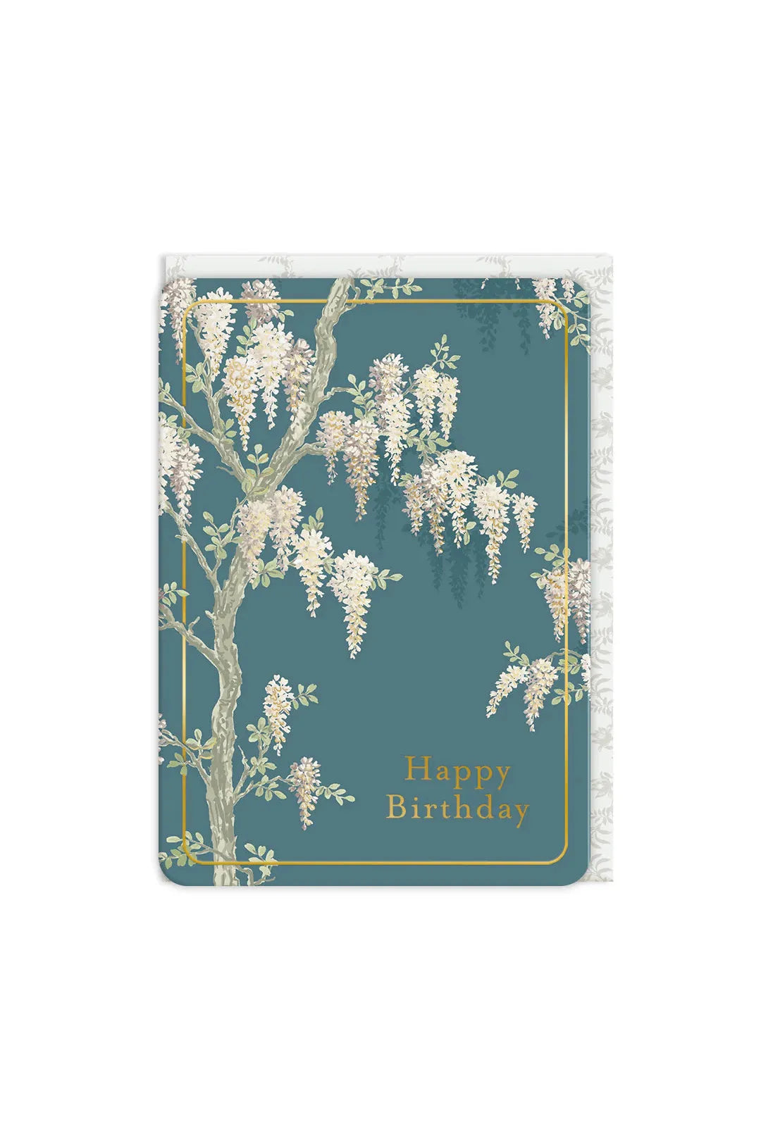 Ohh Deer Wisteria Garden Greeting Card