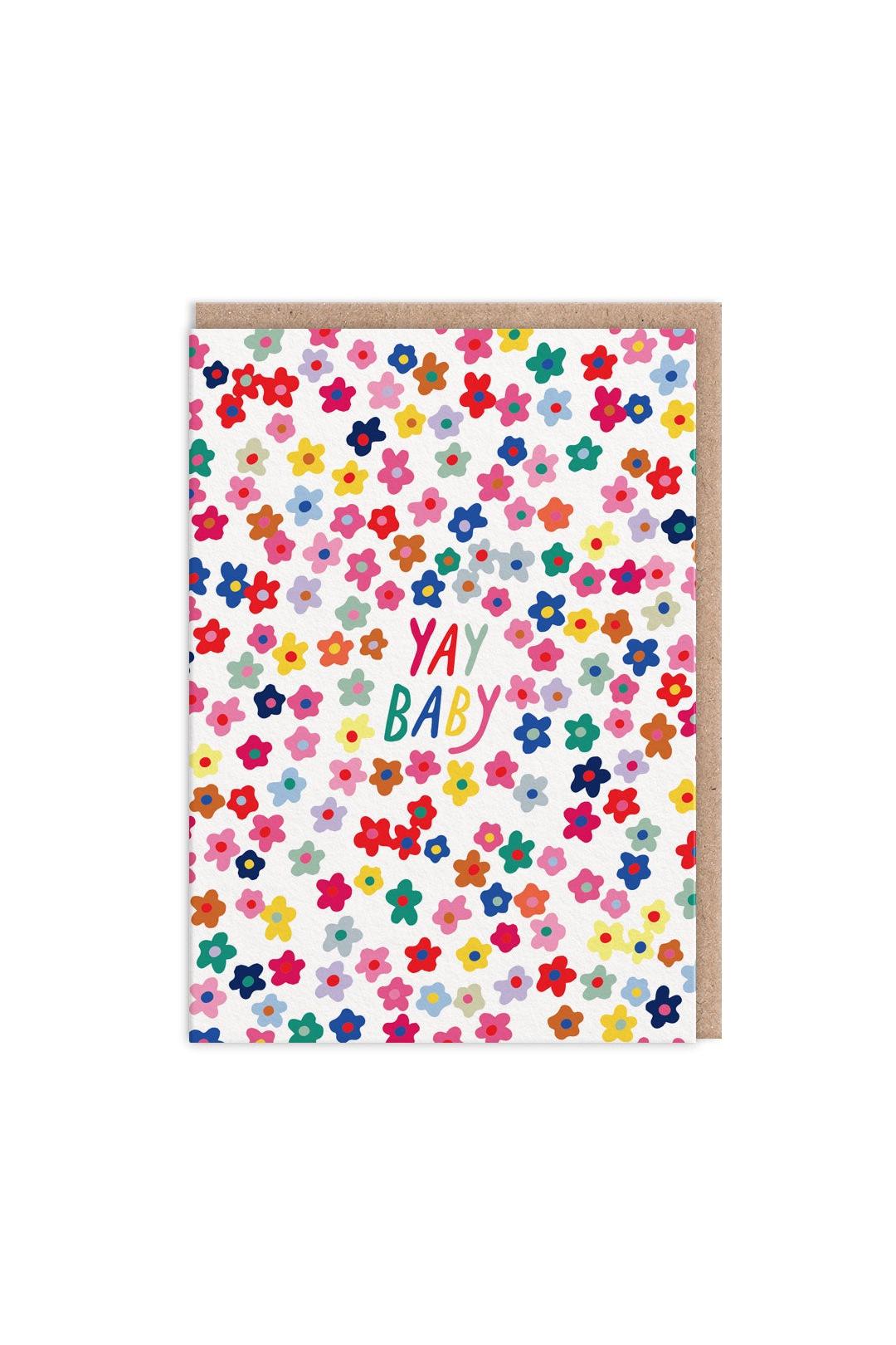 Ohh Deer Yay Baby Flowers New Baby Card