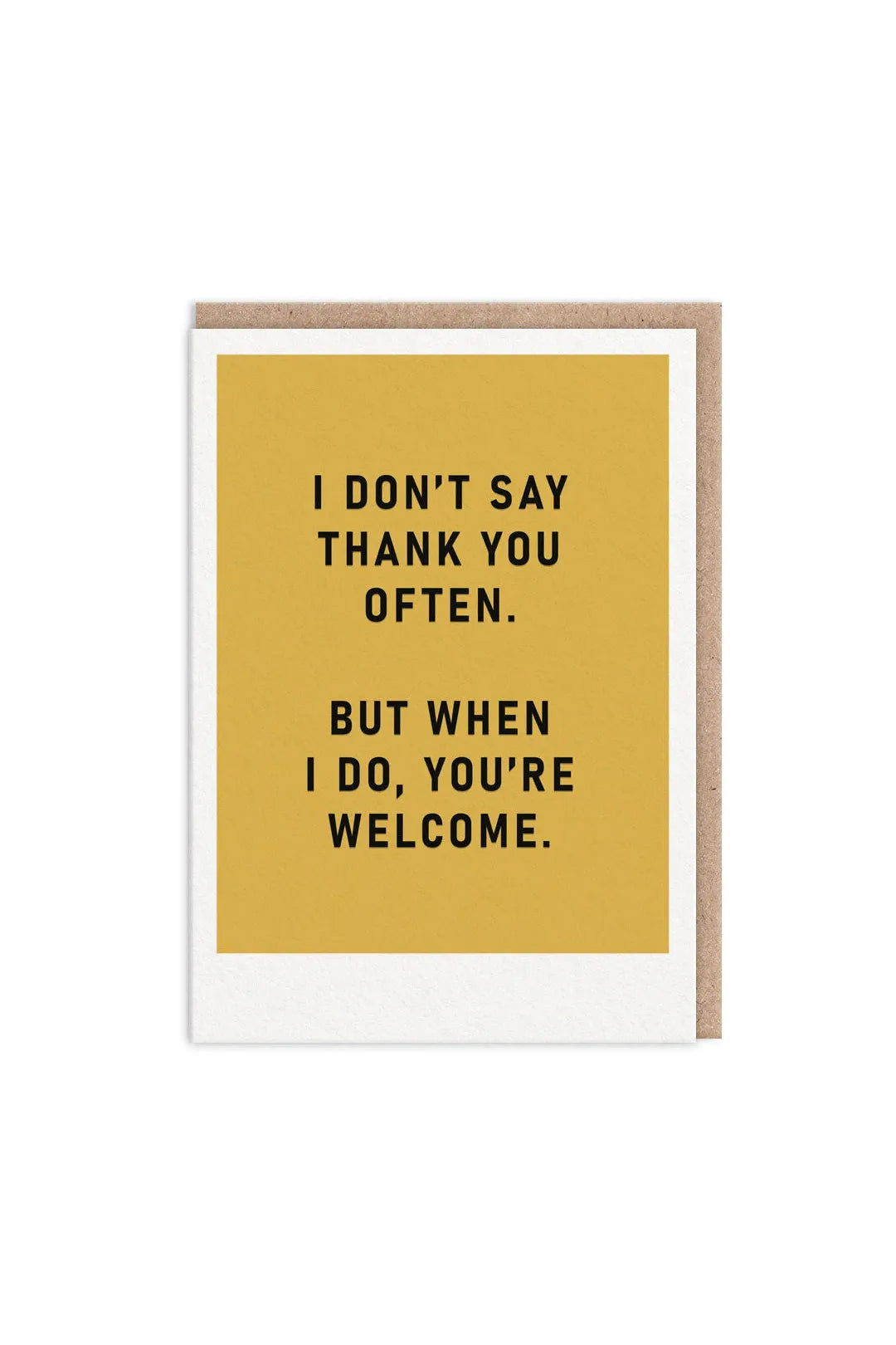Ohh Deer You're Welcome Thank You Card