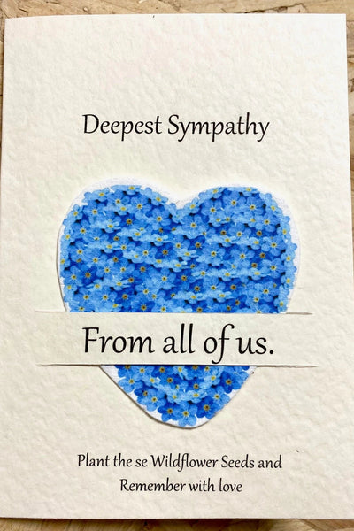 Our Little Seed Company Sympathy Forget Me Not Card-Gifts-Ohh! By Gum - Shop Sustainable